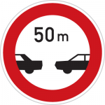 رعایت فاصله کمتر از ۵۰ متر ممنوع